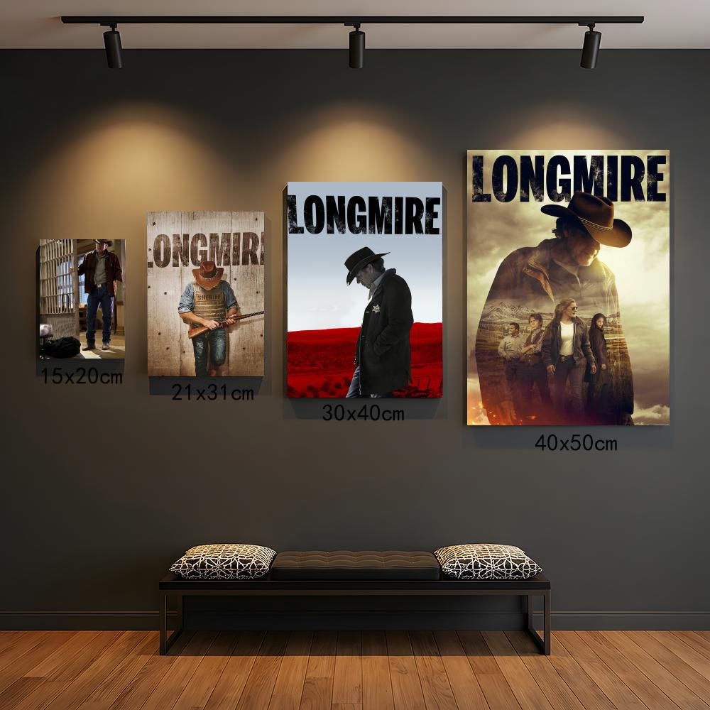 Interior Design Tv Room - Lukisan Kaligrafi Seri TV L-Longmire-E Dekorasi