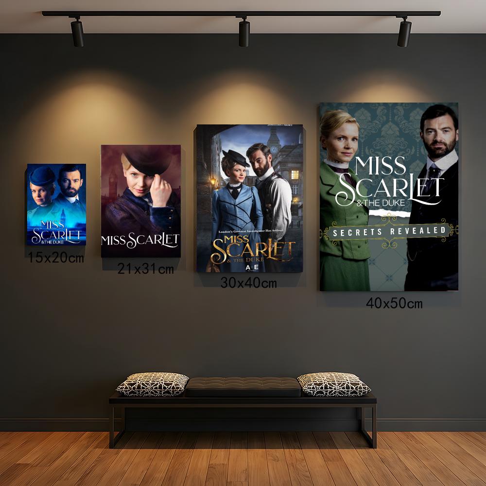 Interior Design Tv Room - Lukisan Kaligrafi M-Miss Scarlet-T, Dekorasi Botani
