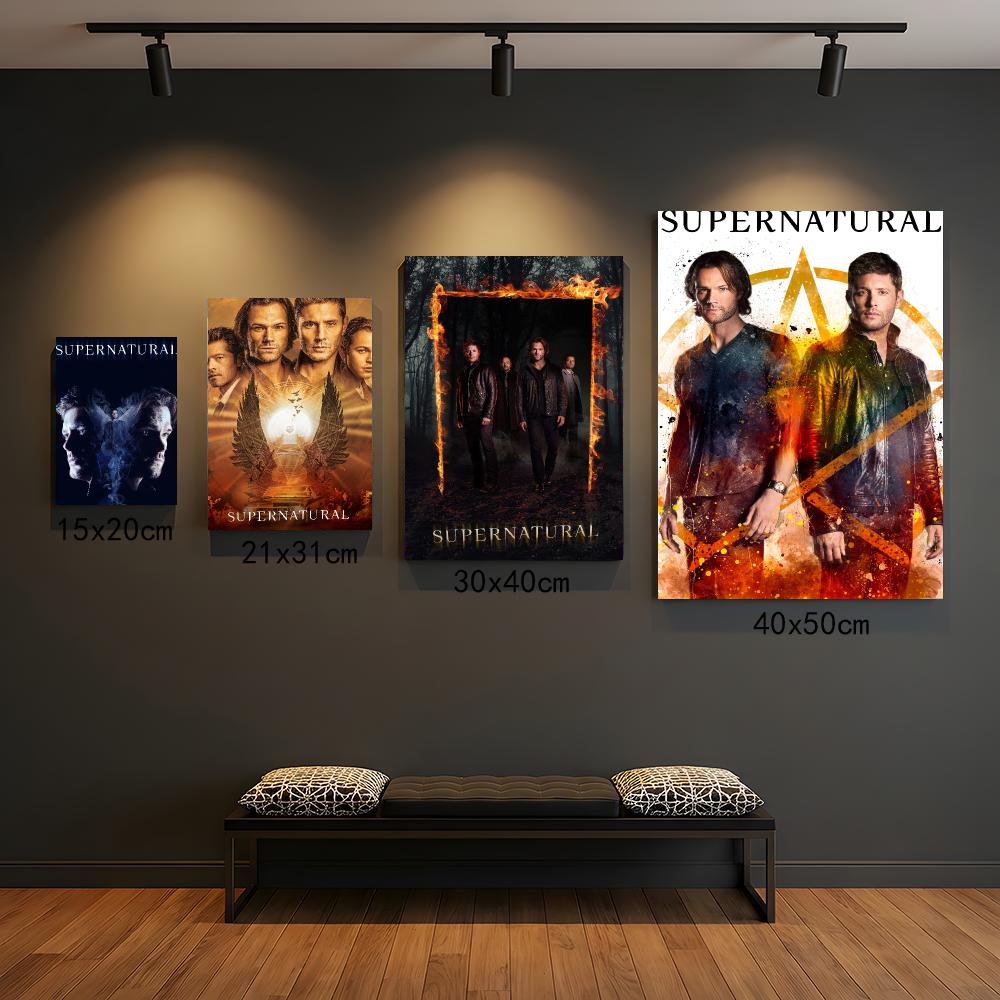 Interior Design Tv Room - Lukisan Kaligrafi Seri TV S-Supernatural-L Dekorasi