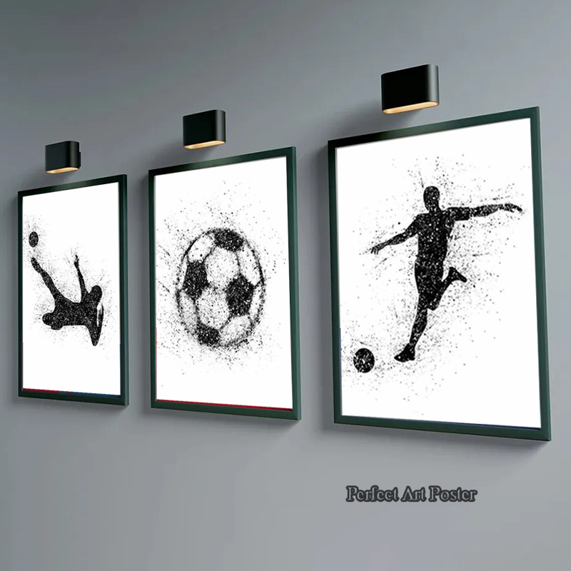 Interior Design Sketch - Cat air sepak bola pria bermain