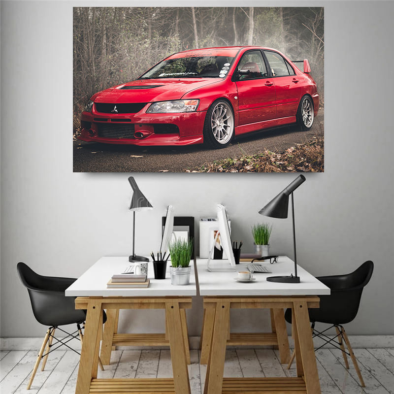 Poster Supercar Lancer Evo Gam - Interior Design Sketch ulasan dan harga