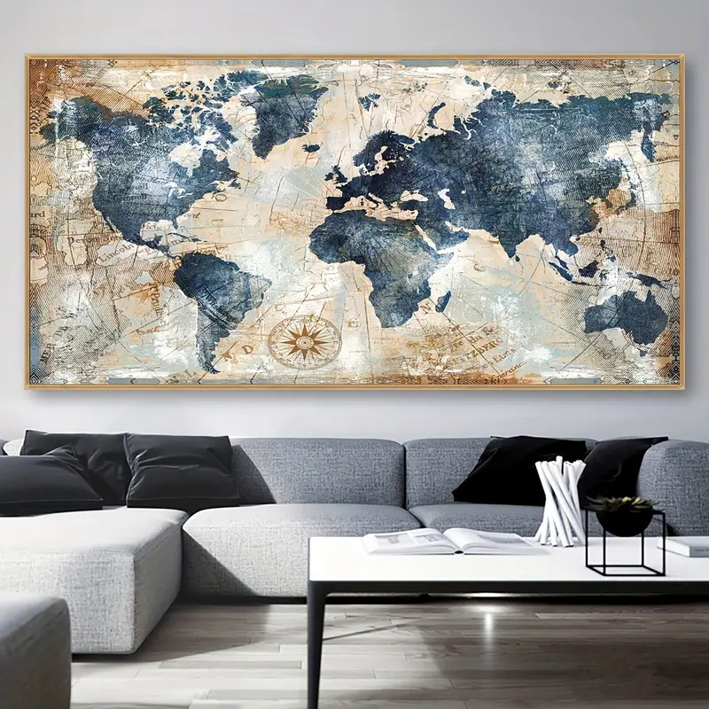Poster kanvas 1 buah seni Vint - Interior Design Sketch ulasan dan harga