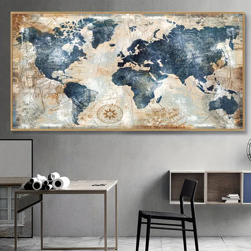Poster kanvas 1 buah seni Vint - Interior Design Sketch ulasan dan harga