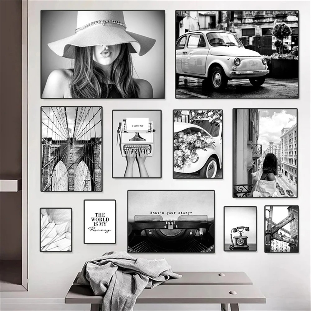 Telepon Retro lukisan minyak m - Interior Design Sketch ulasan dan harga