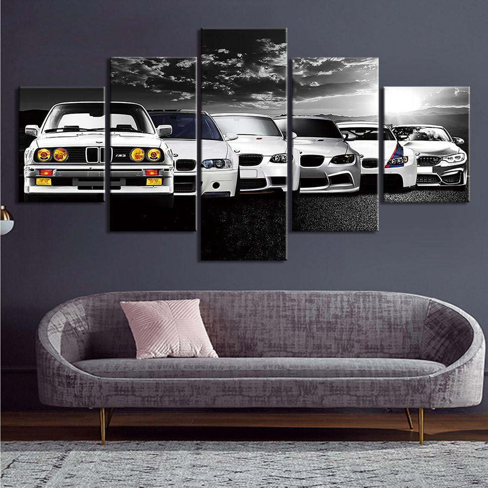 5 Buah Seni Dinding Kanvas Pos - Interior Design Sketch ulasan dan harga