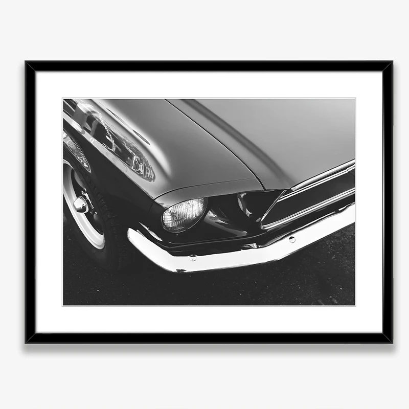 Ford Mustang hitam dan putih k - Interior Design Sketch ulasan dan harga