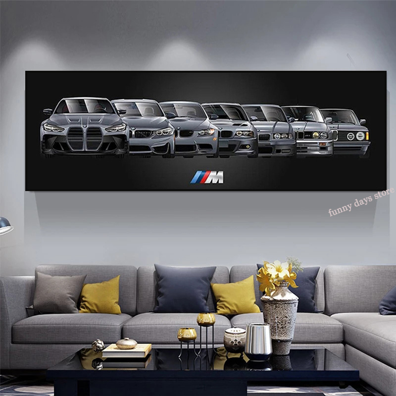 Supermar B M W mobil mewah M3  - Interior Design Sketch ulasan dan harga