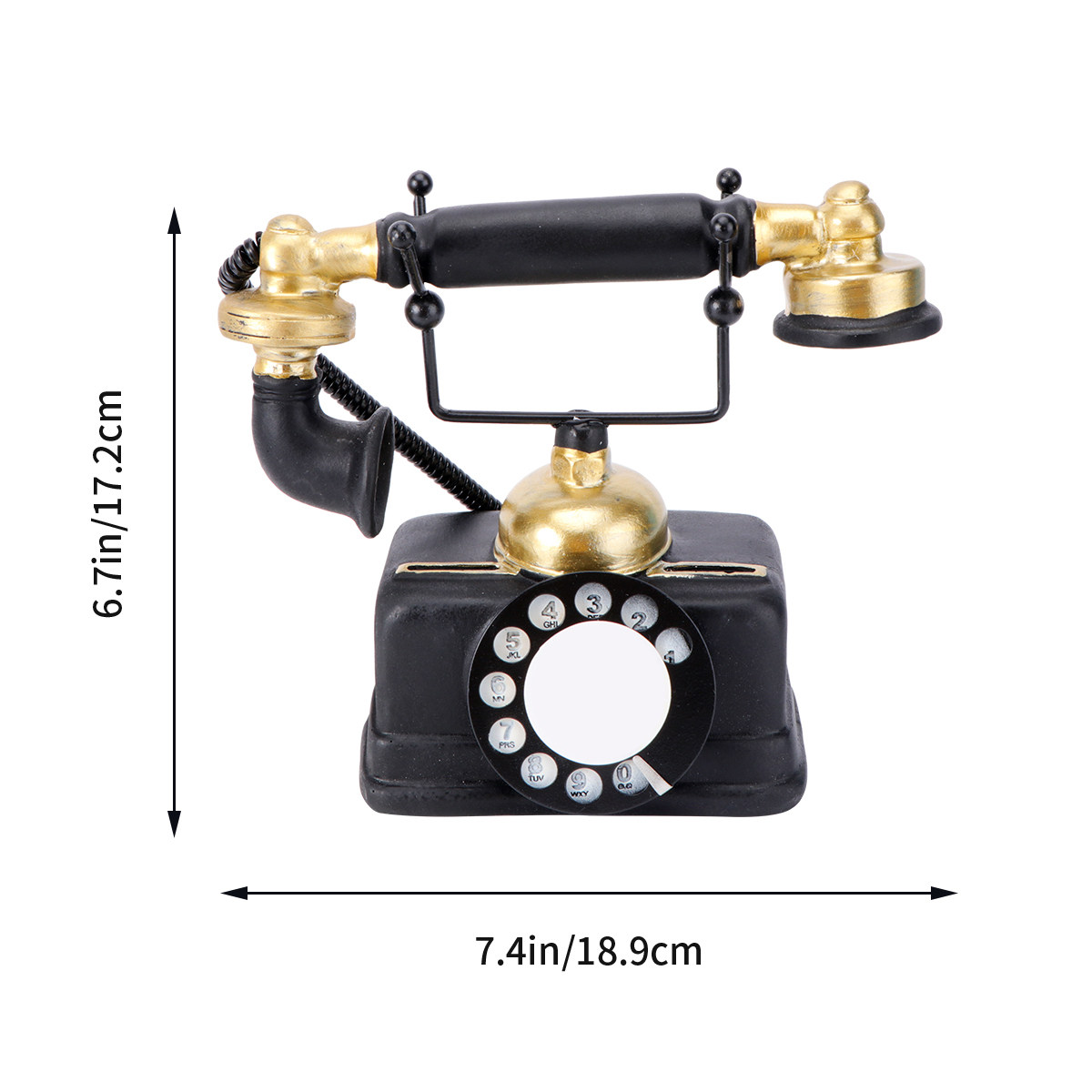 1 buah Hiasan Telepon Bergaya, - Interior Design Of Cafe ulasan dan harga