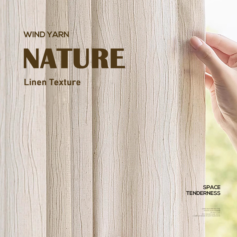 Tirai Semi-Blackout Linen Jacq - Linen Curtain Eyelet ulasan dan harga